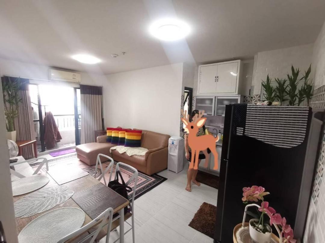 Cozy 1Br Walk To Bts And Airport Rail Link Close To Malls G7 Bangkok Room photo
